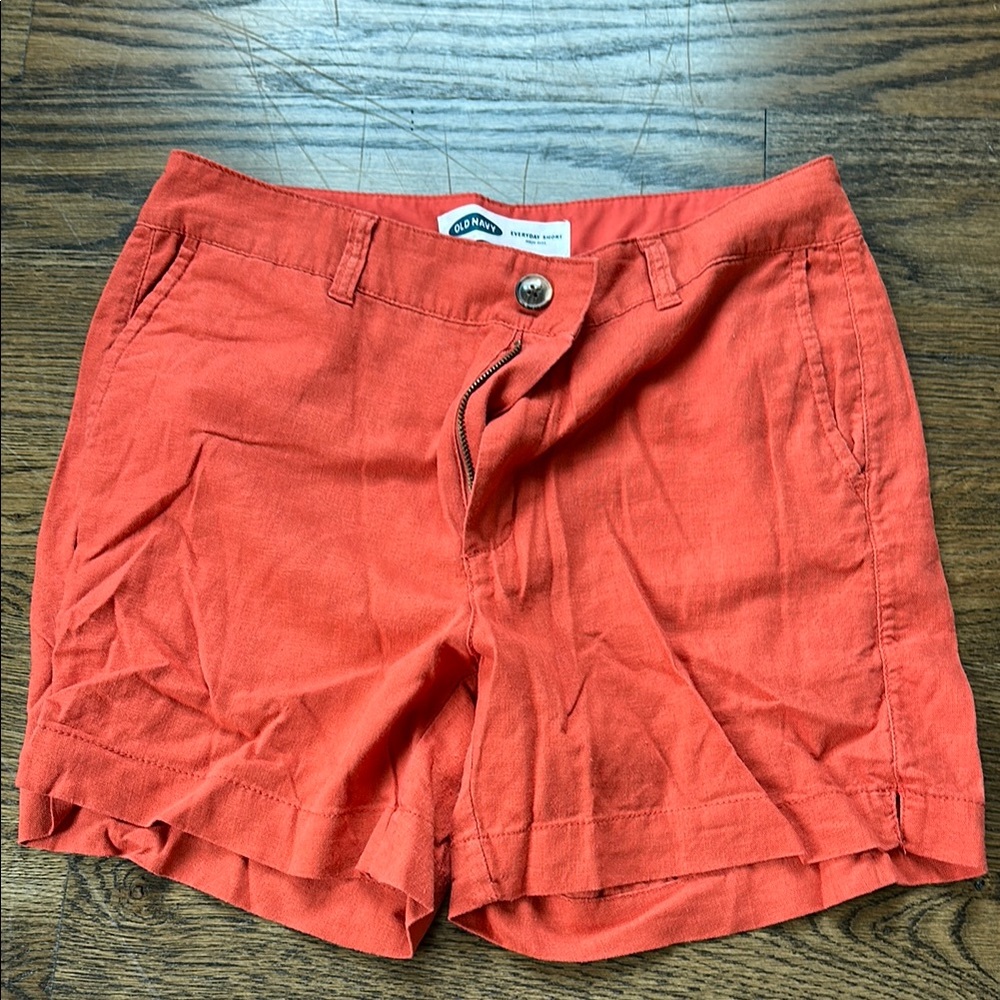 Old Navy Orange High Waist Shorts